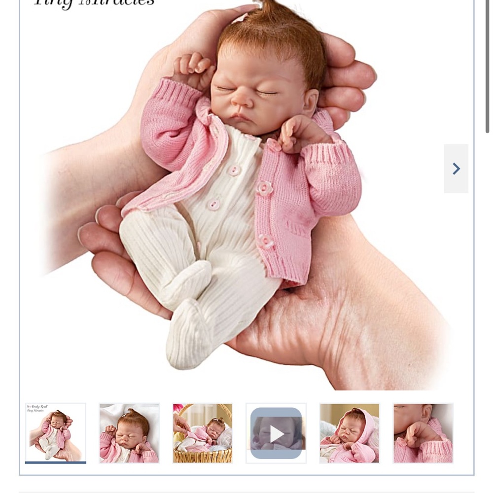 Ashton Drake “tiny  miracles” 10 inch doll